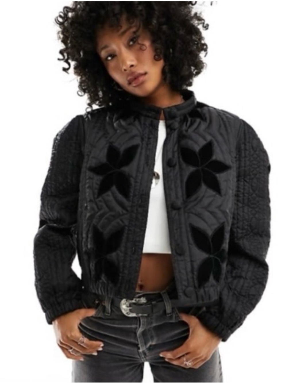 Free People Quinn Quilted Jacket Size XL